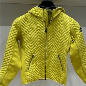 COLMAR Yellow Quilted Hooded Jacket